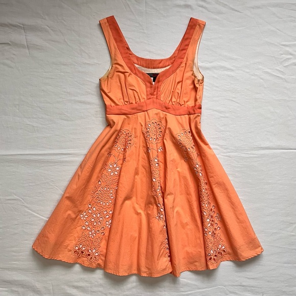 Miss Minuet Orange Dress - Picture 3 of 7